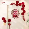 Set de Decoración de Puerta de Habitación de Boda para Crear un Ambiente Nupcial, Set Completo de Pegatinas para Puerta de Boda y Decoraciones Colgantes para las Habitaciones del Novio y la Novia