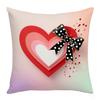 Amazon Rosa Carta de Amor Día de San Valentín Funda de Almohada Impresa a Doble Cara Decorativa para Sala de Estar Cojín de Sofá Venta al por Mayor