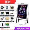 Quadro Eletrônico LED Quadro Fluorescente Barraca de Feira da Noite Placa de Publicidade Piscante Escrita à Mão Outdoor Recarregável Placa Luminosa de Caracteres