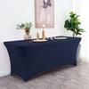 Mantel elástico transfronterizo para bodas, fiestas, exteriores, rectangular, de licra, para cócteles, de comercio exterior