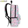 Mochila Estudantil Gato Gordo Repelente à Água Redutora de Carga Mochila de Desenho Animado Peça Única Dropshipping Mochila Respirável Impermeável
