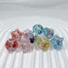 Anel Infantil Princesa Menina Fofa Diamante Sintético Elsa Desenho Animado Pedra Preciosa Menina Bebê Presente de Jardim de Infância