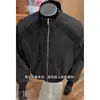 Uniforme de béisbol de deconstrucción transfronteriza para hombre y mujer chaqueta de principios de otoño cleanfit corta para pareja abrigo casual con cuello alto