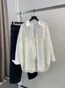 Camisa casual de manga larga para mujer estilo coreano y japonés, nuevo modelo 2026, chaqueta casual versátil, nueva ropa de mujer primavera-verano, elegante para ir al trabajo