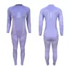 Nuevo Conjunto Deportivo de Lana Merino Cálido de Secado Rápido para Otoño e Invierno para Mujeres, Conjunto Deportivo Outdoor de Manga Larga que Absorbe la Humedad y Seca Rápido para Hombres