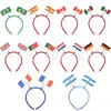 Diademas con Bandera de la Copa Mundial 2026 de EE. UU., Canadá y México Productos para Fans Accesorios para Animación Decoraciones para Fiestas de Fútbol Bandera de México