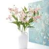 Flor de Simulación Alice Iris Impresión 3D Silicona Algodón Flor Falsa Decoración del Hogar Floristería de Gama Alta Ins Viento Natural