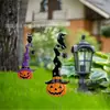 2026 Campo de Calabazas de Halloween Parche de Metal Impreso Patchwork Gigante Cartel para Jardín Decoraciones Exteriores para Jardín
