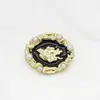 Botón Metálico Perlado de Aceite Base Vintage para Chaqueta Traje Suéter Abrigo Estilo Chanel para Mujer Lote de Botones Decorativos Exteriores