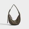 Estilo Perezoso Simple Color Sólido Piel Suave Gran Capacidad Bolsa Dumpling Alta Calidad Casual Para Todo Combinar Hombro Cruzado Bolso de Mano para Viajar