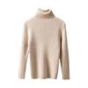 Roupas Infantis 2026 Outono e Inverno Suéteres para Meninos e Meninas, Camisetas de Segunda Pele Infantis, Tricô Infantil Pequeno, Médio e Grande, Tops Quentes de Gola Alta para Meninas
