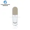 Nuevo en stock Botella Ovalada Curva para Base de Maquillaje de 30ml Botella para Loción de Esencia Hidratante Botellas de Vidrio Cosmético