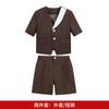 Terno Infantil Vestido Primavera e Verão Moda Britânica Terno Casual terno Menino Atividade Anfitrião Dama de Honra Vestido de Apresentação