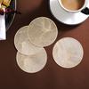 Estilo Nórdico Posavasos de Alta Calidad Esterilla Aislante del Calor Lujo Ligero Alto Valor Estético Flor de Vientiane Simple Resistente a Altas Temperaturas Redondo Posavasos de Té para el Hogar