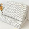 Funda de Almohada de Algodón Lavado con Látex 40X60 Par de Fundas Protectoras para Almohada Viscoelástica 30X50 Funda de Almohada Especial para Niños