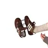 Zapatillas de Entrenamiento Alemanas con Estampado de Leopardo Retro para Mujer 2026 Otoño Temprano Nuevas Suela Fina Oculta para Aumentar la Altura Zapatillas de Carrera Zapatos Deportivos Casuales Punta Redonda