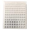 Venda Direta de Fábrica de Adesivos de Maquiagem para Olhos Brancos de Acrílico com Strass em Formato de Lágrima para Palco Infantil, Adesivos de Diamante e Adesivos Decorativos Tridimensionais