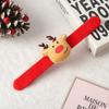 Regalo creativo de Navidad para niños, luminoso, Papá Noel, muñeco de nieve, raqueta, anillo, pulsera, regalo de Navidad, anillo a presión
