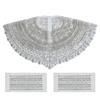 Chal de mujer, nueva moda, cuello delantero y trasero, encaje de ganchillo, vestido hueco, accesorios de decoración