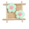 Em Estoque Feito à Mão DIY Flor de Lã Puff Flor de Cinco Pétalas Acessórios para Prendedor de Cabelo Bolsa Roupas Broche Materiais