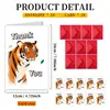 Set de Tarjetas de Agradecimiento y Sobres Divertidos de Animales Africanos de Tamaño Grande, Lote de Tarjetas de Agradecimiento Escritas a Mano