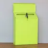 Buzón Europeo Creativo de Lámina Metálica con Cerradura Buzón Americano Buzón de Sugerencias Montado en la Pared Estilo Pastoral Venta Directa de Fábrica