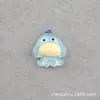 Oso de Fresa Resina Accesorios Materiales Pasador Animal de Dibujos Animados Funda de Teléfono Pegamento de Crema Transparente DIY Lazo para el Cabello Parche