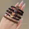 Ligas para el Cabello para Mujer, Ligas de Alta Gama que No Dañan el Cabello, Gomas para Cola de Caballo de Niños, Alta Elasticidad, Nuevas Ligas Lindas para el Cabello de Niñas