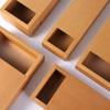 Cajas de Papel con Cajón en Stock, Cajas de Empaque Negras de Cartulina para Calcetines, Cajas de Regalo Blancas de Cartulina para Cosméticos, Cajas Deslizables para Joyería, Empaques Personalizados Ligeros