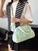 Bolsa Boston Portátil Estilo Coreano para Mulheres, Bolsa de Ombro/Axila Fashion com Laço, Bolsa Tote Grande Capacidade para o Dia a Dia