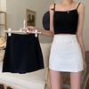 Falda Lápiz Bodycon de Cintura Alta Línea A con Abertura Negra para Mujer, Nueva Falda Lápiz Bodycon Petite Verano 2025