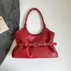 Bolso de Hombro para Viajes de Gran Capacidad, Bolso Tote de Mano Estilo Motociclista, Bolso de Axila con Hebilla de Cinturón, Bolso Tote de Gran Capacidad para Mujeres