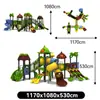 Série Animal Crossing Prateleira da Comunidade do Jardim de Infância Combinação Plástica Indoor e Outdoor para Crianças Instalações de Diversão Escorregador