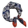 Bufanda de Seda con el Mismo Estampado Paisley de Zhang Ruonan 2025 Nuevo Retro Elegante Lazo para el Cabello Moda Cinta para el Cuello Accesorios