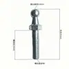 Resorte de Gas Bola Cabeza Tornillo M6M8 Roscado Perno de Bola Tallo de Bola Accesorios de Varilla Expulsora de Maletero Varilla Hidráulica Pasador de Bola de Tornillo Varilla