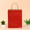 Sacolas de Papel Kraft em Estoque, Sacolas de Sacola de Papel, Sacolas para Embalagem de Presente, Sacolas para Levar de Chá de Leite de Copo Único, Sacolas de Papel para Roupas