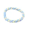 Color caramelo estilo coreano dulce tejido trenzado banda de goma anillo para el pelo de alta elasticidad accesorios para el pelo DIY accesorios pegajosos hechos a mano cuerda para la cabeza