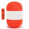 Hilo de Algodón Coreano de Leche de 4 Hebras, Lana Media, Bola de Hilo de Grosor Medio para Muñecas Hechas a Mano, Hilo para Crochet, Bola de Hilo Tejida a Mano