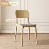 Silla de Plástico de Lujo Ligero Respaldo Silla Ocio Comercial Taburete Negro Comedor Restaurante Mesa y Sillas de Comedor Uso en el Hogar