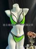 Comércio Exterior Novas Lingeries Sexy Europeia e Americana Carta Terno de Três Peças Aliexpress Lingeries Sexy Roupa de Banho Biquíni