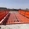 Máquina de Lavagem de Rodas Espessada de 100 Toneladas para Canteiro de Obras Lavadora de Carros de Plataforma Plana Plataforma de Lavagem de Veículos Totalmente Automática