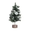Árvore de Natal Atacado 20/30/40cm Decoração de Mesa Dourado e Prata Vermelho Mini Decoração Presente de Natal Atmosfera