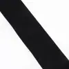 Suministro de Cinta Elástica de Nylon Tejido Elástico de Velcro Negro, Cierre de Gancho y Bucle que no se Engancha, Elástico Mágico para Atar el Cabello