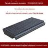 Placa de borracha para travessia de ferrovia P43P45P50 resistente ao desgaste pavimentação de trilho travessia plana almofada de borracha travessia pontual placa de borracha
