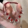 Pulsera de perlas para mujer de Corea del Sur para todas las ocasiones estilo ins nicho pulsera de acero de titanio de alta calidad pulsera de pareja joyería al por mayor