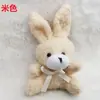 Muñeco de conejo con pajarita, colgante de peluche, muñeco de oso de dibujos animados, colgante para bolso, regalo, juguete para niños