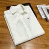 Camisa de Lino con Bordado de Caballo Estilo Old Money para Mujer, Nueva Camisa Exterior de Algodón y Lino para Primavera y Otoño, Chaqueta Fina de Aire Acondicionado para Otoño
