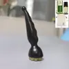 Masajeador de Cuerno de Sándalo Verde Flor de Loto para Puntos de Acupuntura Ocular, Masaje Facial Especial para Despejar Meridianos, Palo Morado de Sándalo para Estirar Tendones