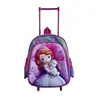 Mochila Escolar con Ruedas Modelo Nuevo Transfronteriza para Niños de 12 Pulgadas, Mochila de Estudiante de Primaria Rígida, Mochila Escolar de Jardín de Infancia con Dibujo de Kuromi