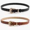Novo Cinto Feminino Simples Estilo Old Money Liga de Alumínio Rosqueada para o Dia a Dia Casual Versátil Cinto Decorativo para Jeans Feminino